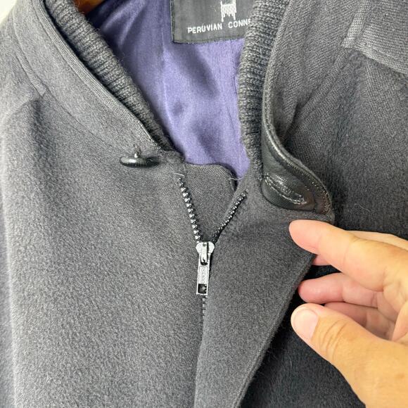 Peruvian Connection baby alpaca bomber jacket - Picture 6 of 12